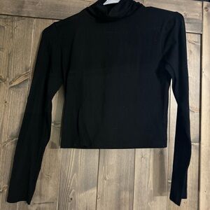 Ambiance Black Long Sleeve Bodysuit
